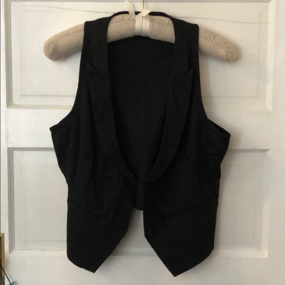 Black Converse 3-button Vest Large